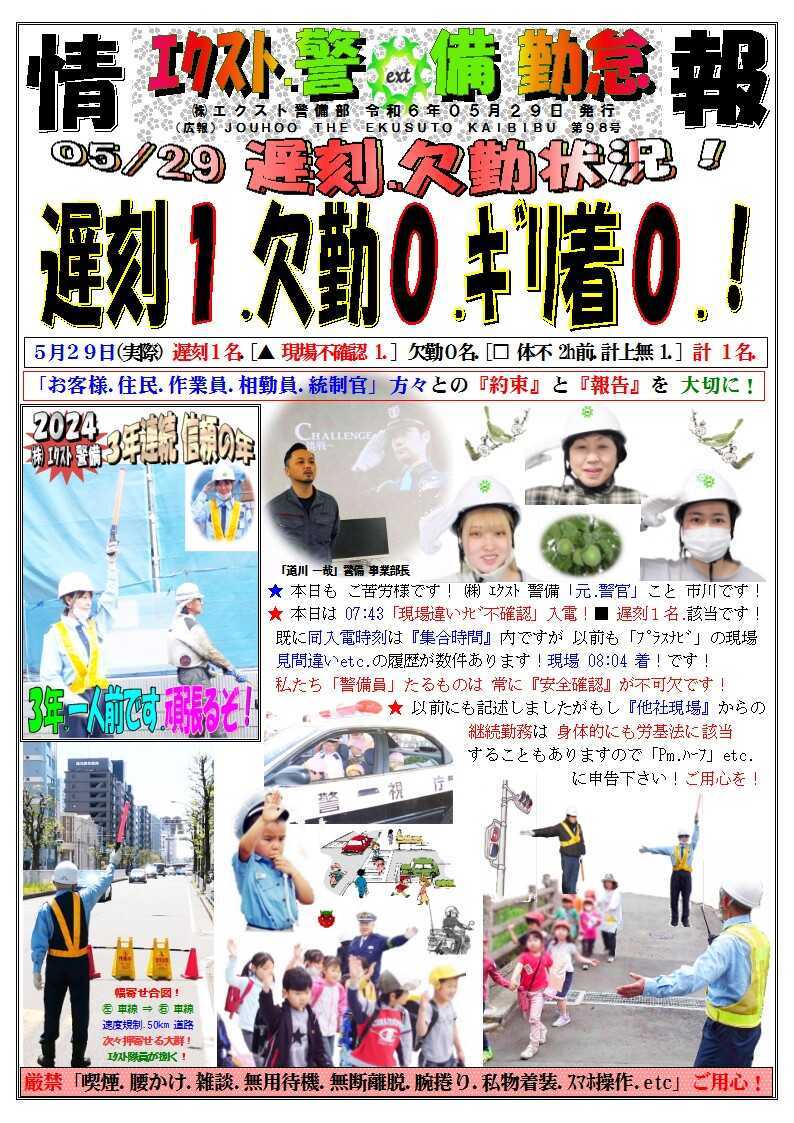 警備業務報告20240529